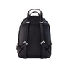 Michael Kors Jaycee Mini XS Black Pebbled Leather Zip Pocket Backpack Bag