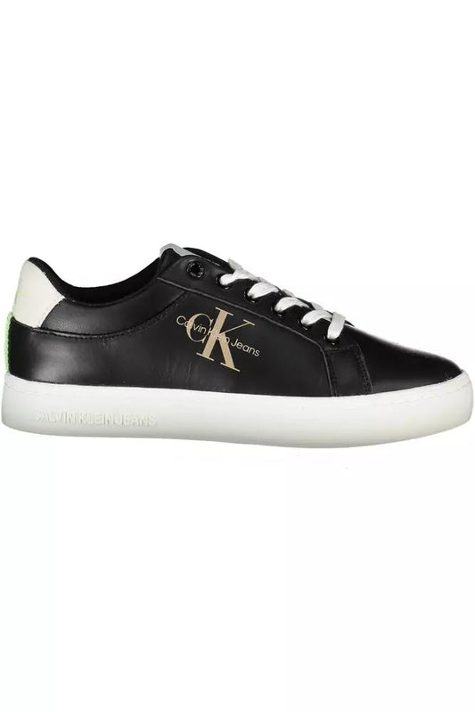 Calvin Klein Chic Black Contrasting Sporty Sneakers