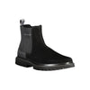Calvin Klein Chic Monochrome Ankle Boots with Logo Detail
