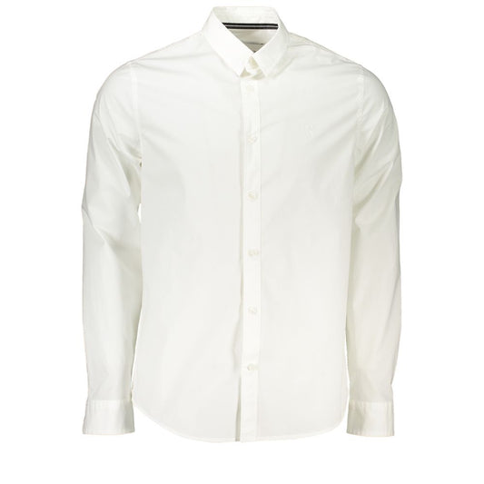 Calvin Klein Elegant Slim Fit Long Sleeved White Shirt