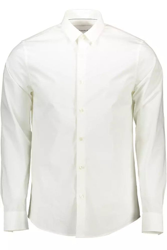Calvin Klein Sleek Slim Fit Italian Collar Shirt