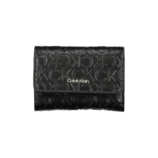 Calvin Klein Sleek Black Double-Compartment Wallet