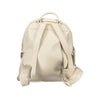 Desigual Chic Beige Everyday Backpack with Contrasting Details
