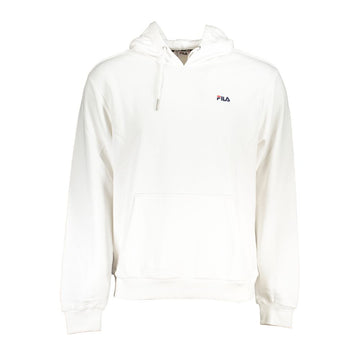 Fila Chic White Cotton Blend Hooded Sweater