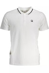 Fila Elegant White Short-Sleeved Polo Shirt