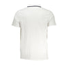 Fila Sleek White Cotton Polo with Contrast Accents