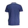 Fila Classic Blue Cotton Polo with Contrast Details