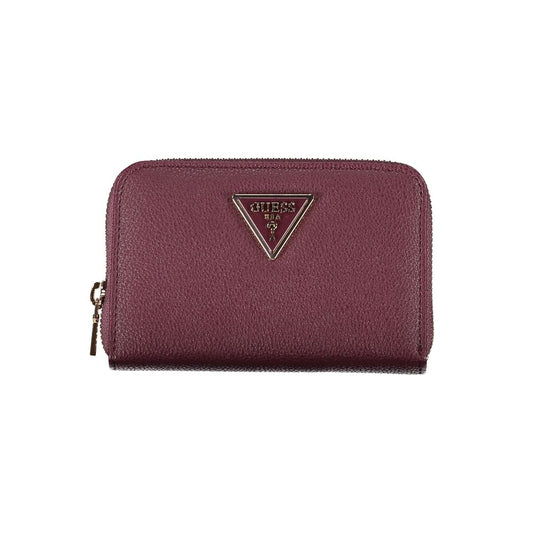Guess Jeans Elegant Purple Multi-Compartment Wallet