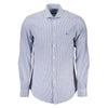 Harmont & Blaine Elegant Blue Organic Cotton Shirt