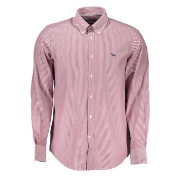 Harmont & Blaine Elegant Pink Narrow Fit Long Sleeve Shirt