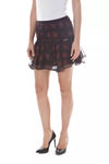 John Galliano Elegant Black Silk Blend Short Skirt