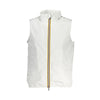 K-WAY Elegant Sleeveless White Zip-Up Jacket