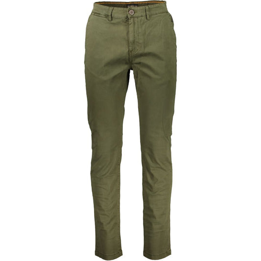 Napapijri Trendsetting Green Cotton Trousers