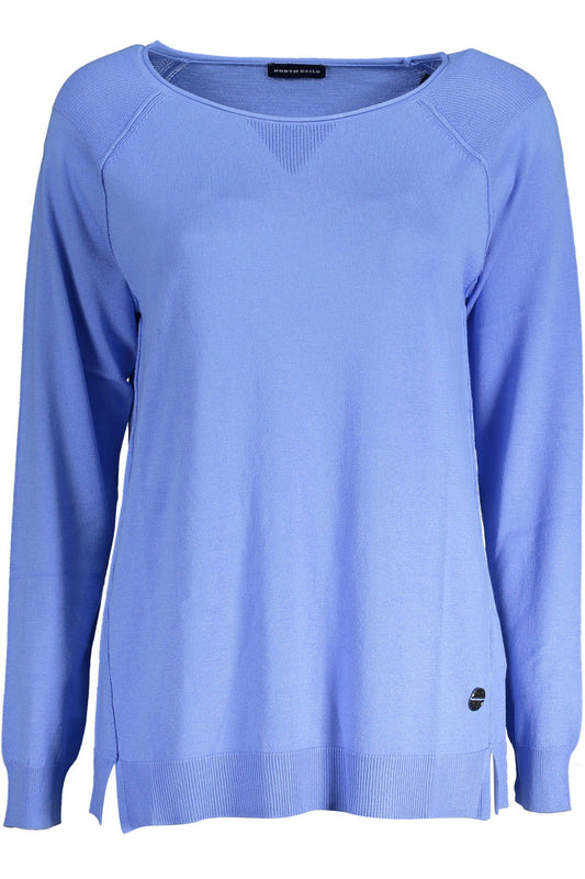 North Sails Eco-Chic Light Blue Sweater with Contrasting Accents