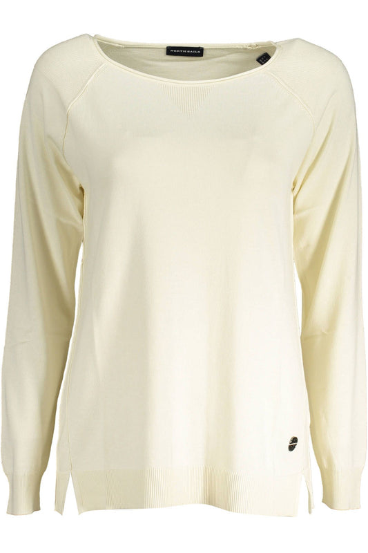 North Sails Chic Contrasting Detail White Sweater