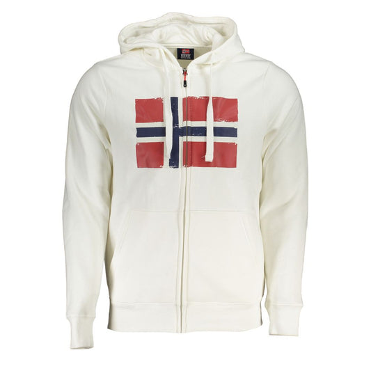 Norway 1963 Exquisite Fleece Hooded Sweatshirt - White