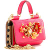 Dolce & Gabbana Elegant Calfskin Shoulder Bag with Brass Accents