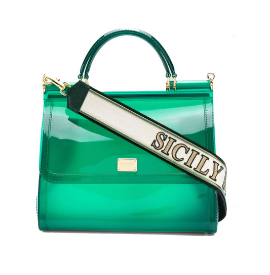 Dolce & Gabbana Elegant Sicilian Green Crossbody Bag