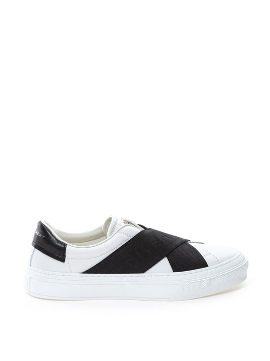 Givenchy Chic White Leather City Sport Sneakers