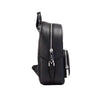 Michael Kors Jaycee Mini XS Black Pebbled Leather Zip Pocket Backpack Bag