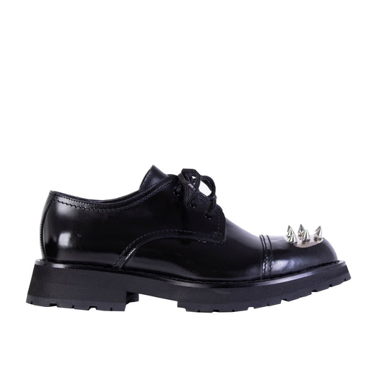 Alexander McQueen Studded Leather Derby Lace-Ups