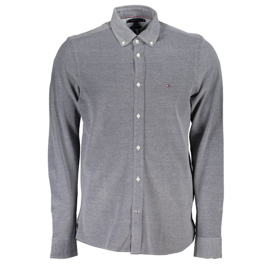 Tommy Hilfiger Elegant Organic Cotton Long Sleeve Shirt