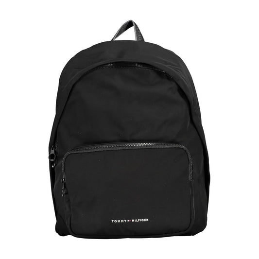 Tommy Hilfiger Chic Urban Black Backpack with Laptop Compartment