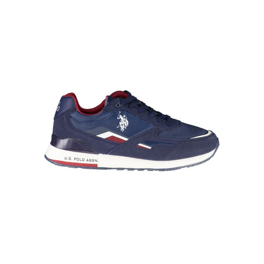 U.S. POLO ASSN. Sleek Blue Lace-Up Athletic Sneakers