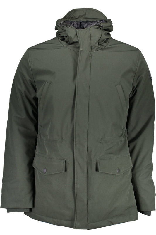 U.S. POLO ASSN. Versatile Green Hooded Jacket with Logo Detail