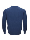 Gran Sasso Elegant Blue Wool Cardigan with Pockets