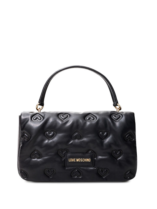 Love Moschino Elegant Embossed Logo Handbag