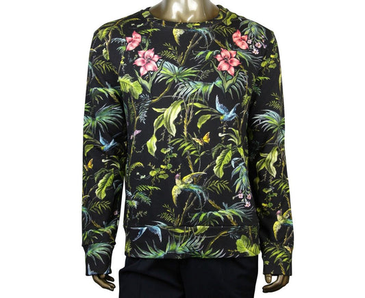 Gucci Men's Tropical Jungle Multicolor Cotton Small Sweatshirt