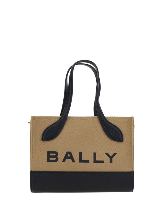 Bally Elegant Mini Two-Tone Leather Handbag
