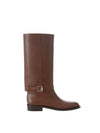 Burberry Equestrian Style Luxe Leather Boots