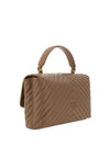 PINKO Elegant Quilted Calfskin Shoulder Bag