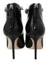 Jimmy Choo Elegant Black Patent Heeled Boots