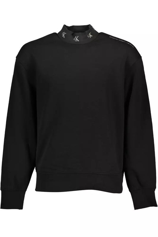 Calvin Klein Chic Black Embroidered Logo Sweatshirt