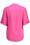 Gant Elegant Pink Viscose Shirt with Dual Pockets