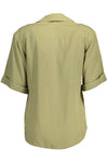 Gant Chic Green Short-Sleeved Viscose Shirt