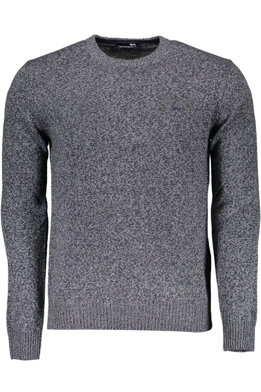 Harmont & Blaine Elegant Crew Neck Sweater with Contrasting Details