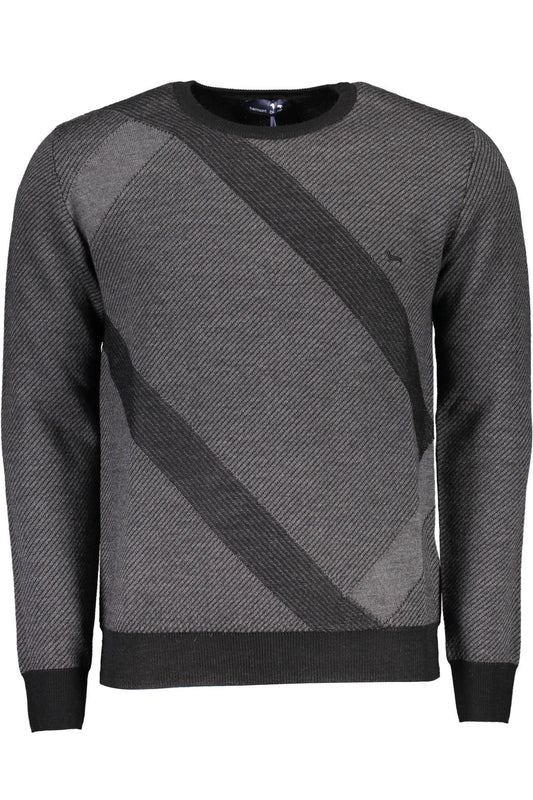 Harmont & Blaine Elegant Wool Sweater with Contrasting Details