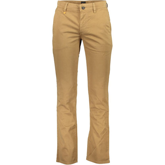 Hugo Boss Slim Fit Five-Pocket Cotton Blend Trousers