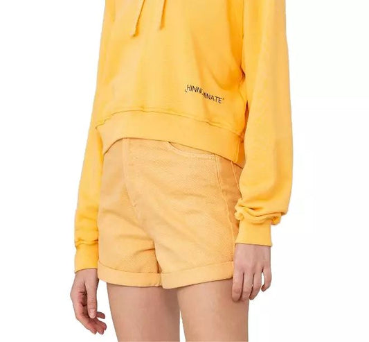 Hinnominate Summery Chic Orange Cotton Shorts