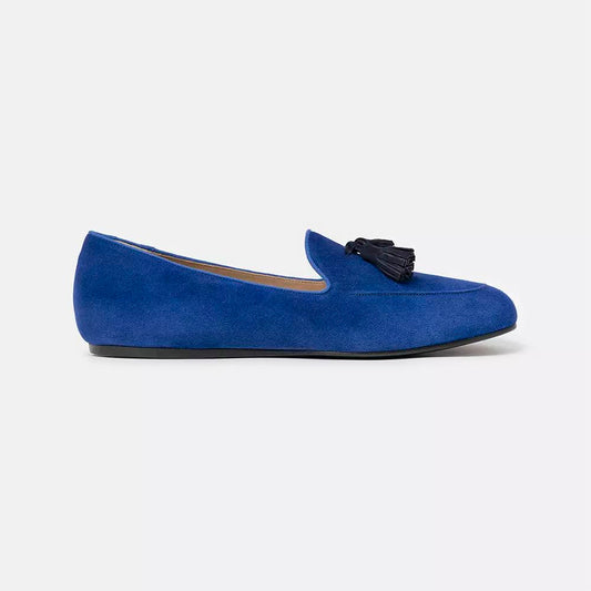 Charles Philip Chic Blue Suede Loafers for the Discerning Gentleman