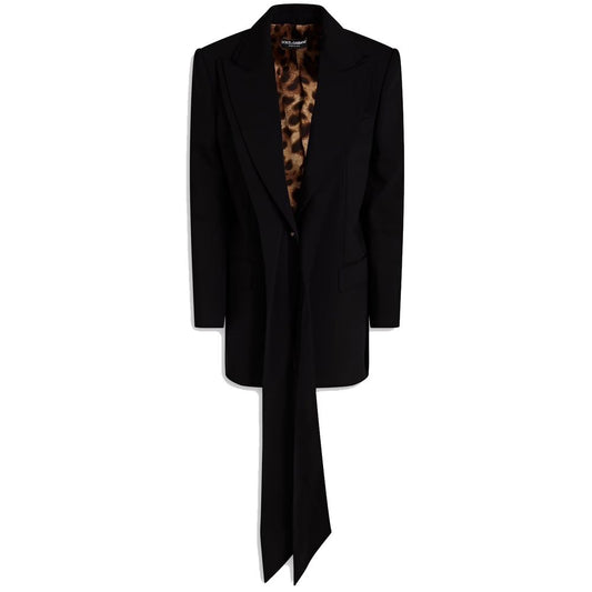 Dolce & Gabbana Elegant Stretch-Wool Twill Blazer