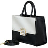 Baldinini Trend Chic Monochrome Calfskin Handbag