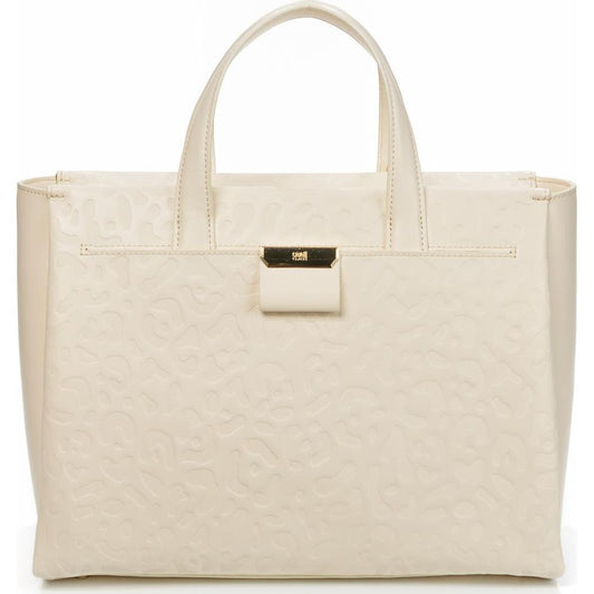 Cavalli Class Chic Spotted Calfskin Handbag Elegance