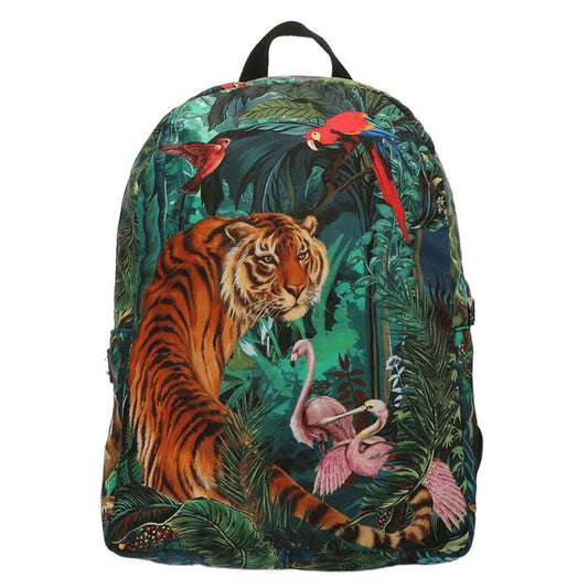 Dolce & Gabbana Exotic Jungle Print Luxury Backpack