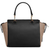 Baldinini Trend Elegant Two-Tone Calfskin Handbag