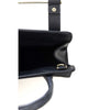 Cerruti 1881 Elegant Blue Leather Shoulder Bag with Golden Accents